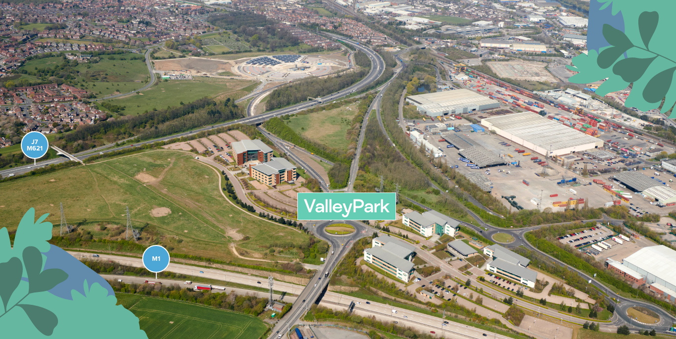 Aerial photo of Valley Park